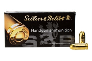 Sellier &amp; Bellot 380 AUTO 92gr FMJ Ammo - Box of 50